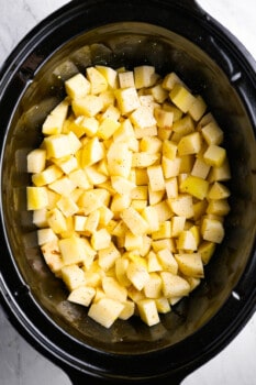 chopped potatoes a crockpot