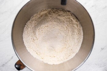 dry ingredients in a mixing bowl