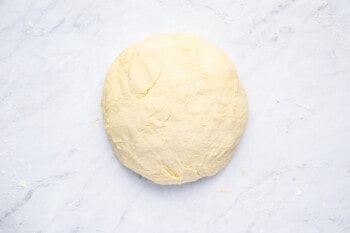 a ball of dough on a countertop