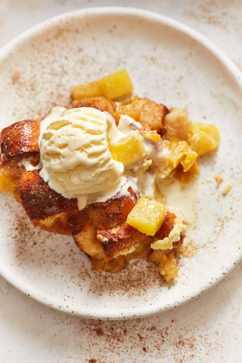 pineapple bread pudding
