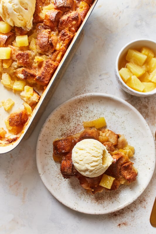 Pineapple Bread Pudding Recipe The Cookie Rookie®