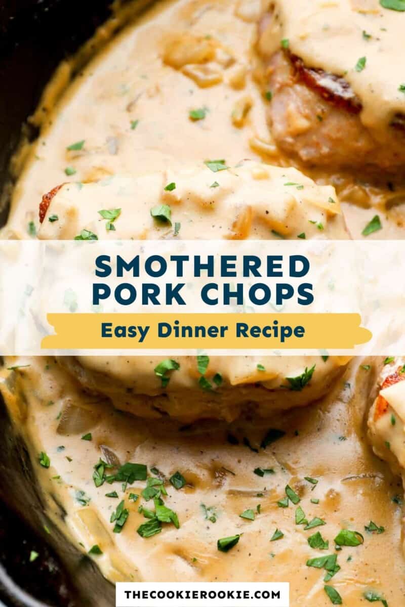 smothered pork chops pinterest