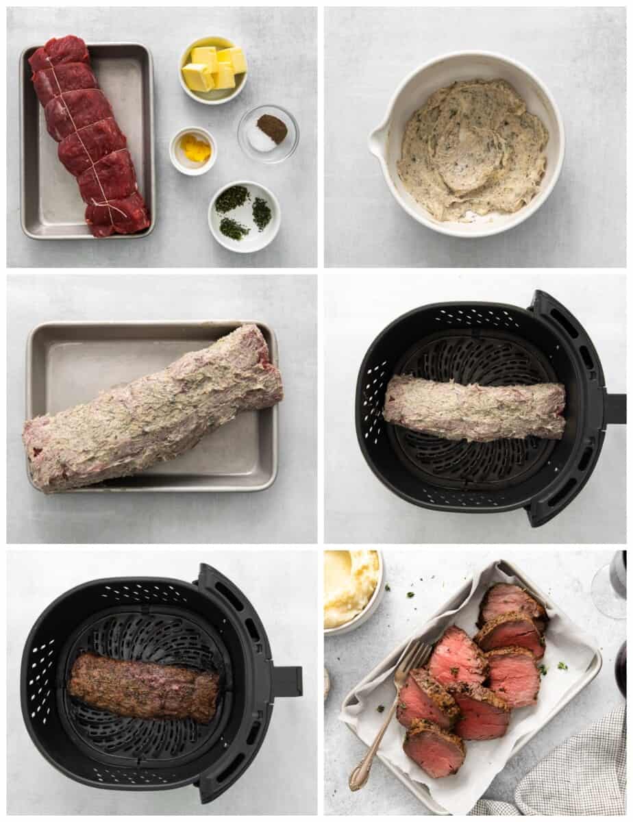 how to make beef tenderloin in an air fryer step by step photo instructions