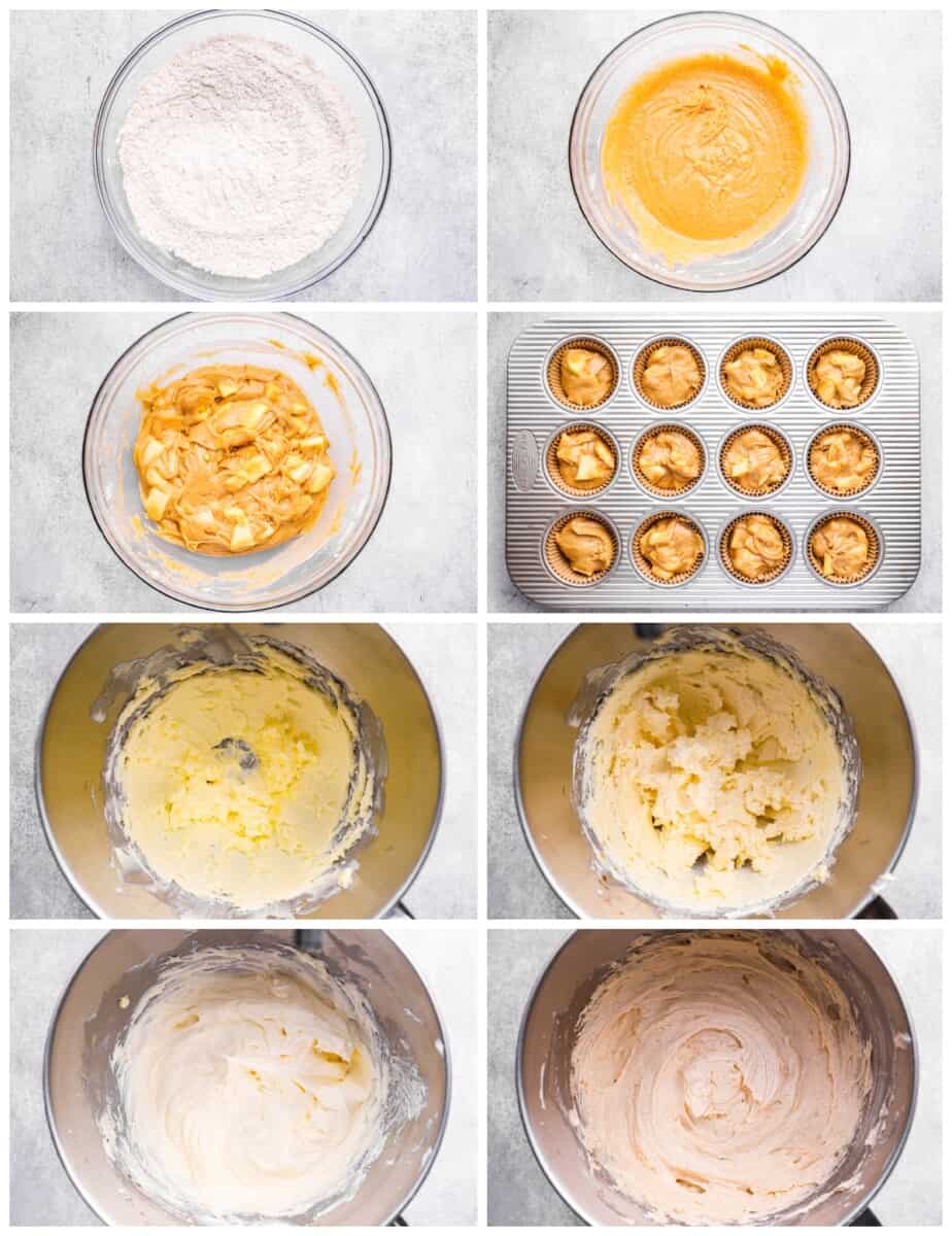 how to make apple cupcakes step by step photo instructions