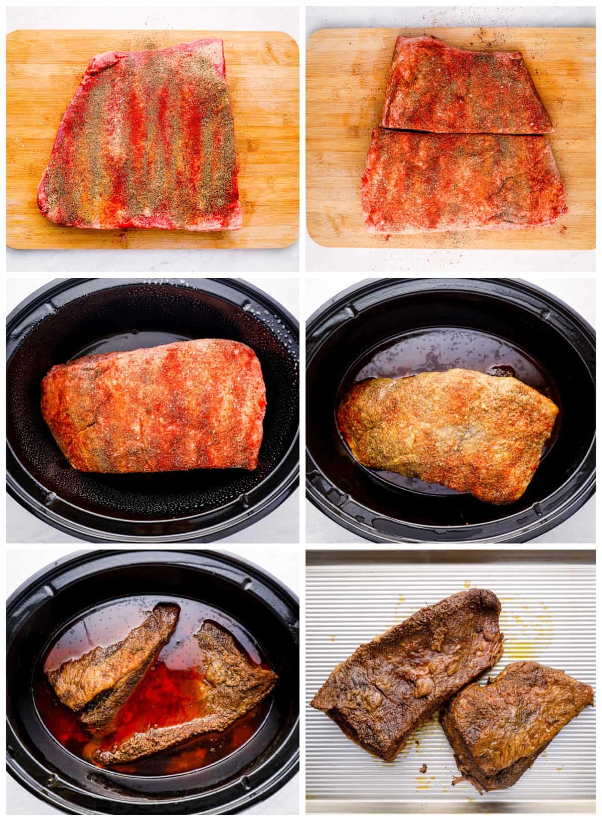 how to make crockpot brisket step by step photo instructions