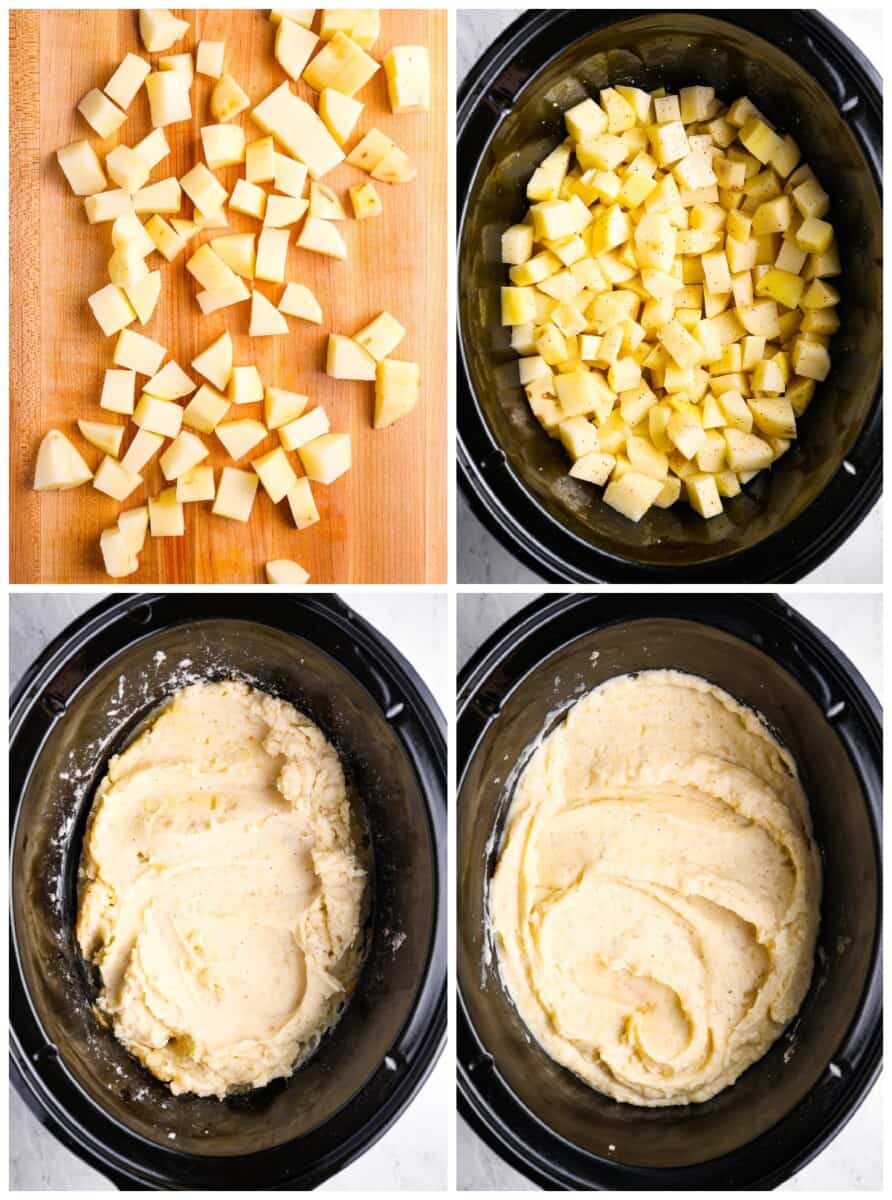 how to make mashed potatoes in a crockpot step by step photo instructions