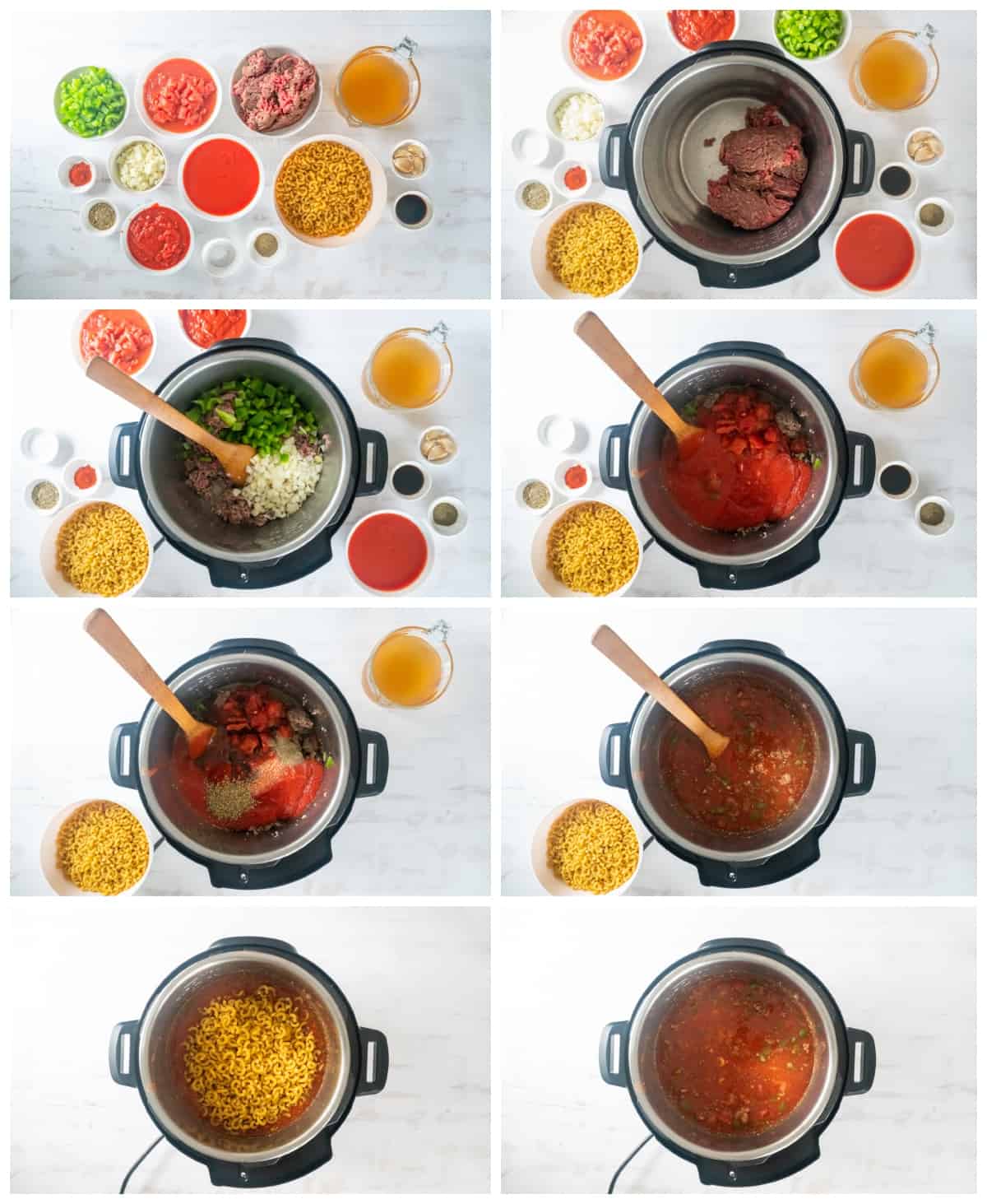 how to make goulash in an instant pot step by step photo instructions
