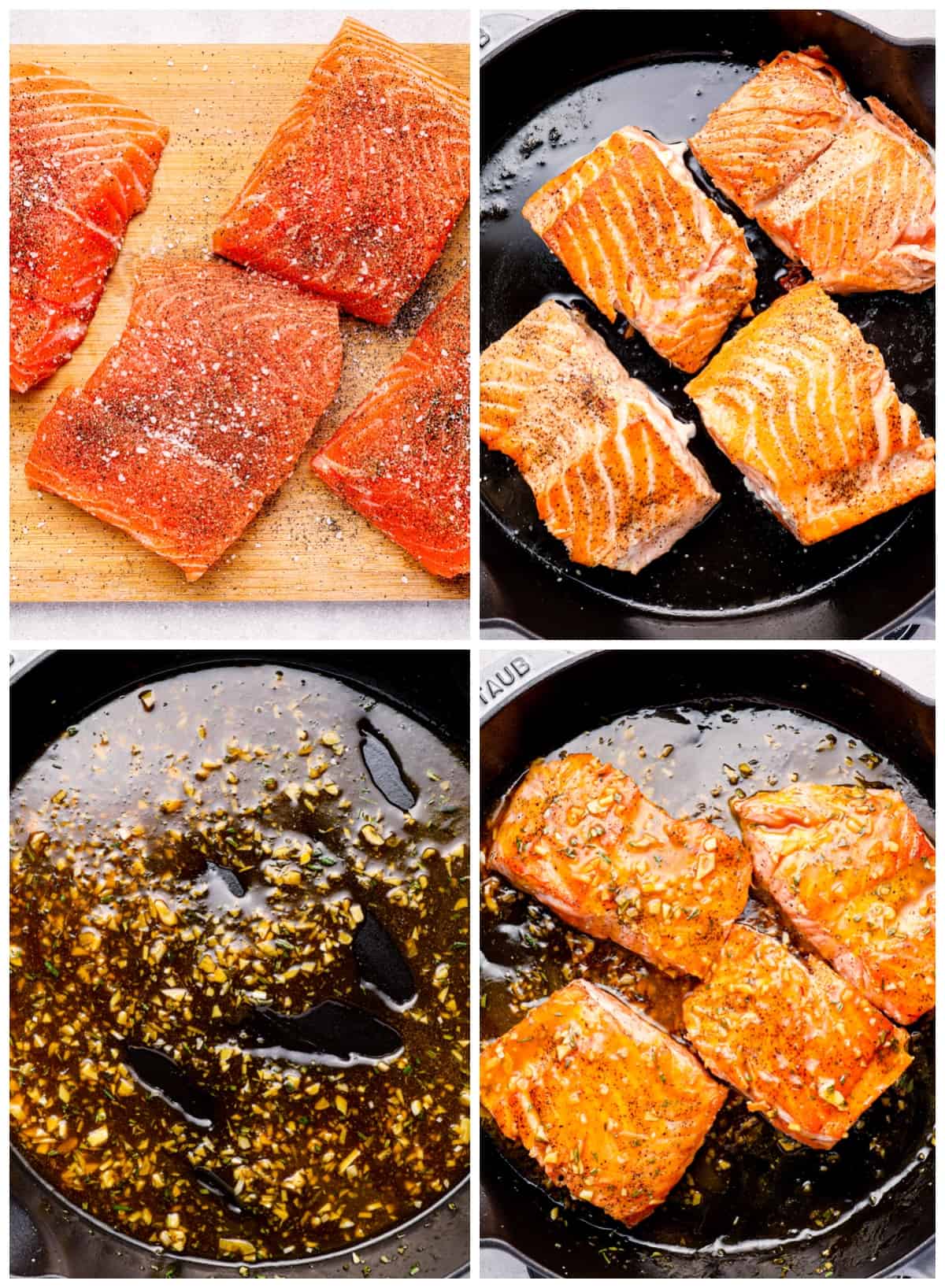 how to make orange glazed salmon step by step photo instructions
