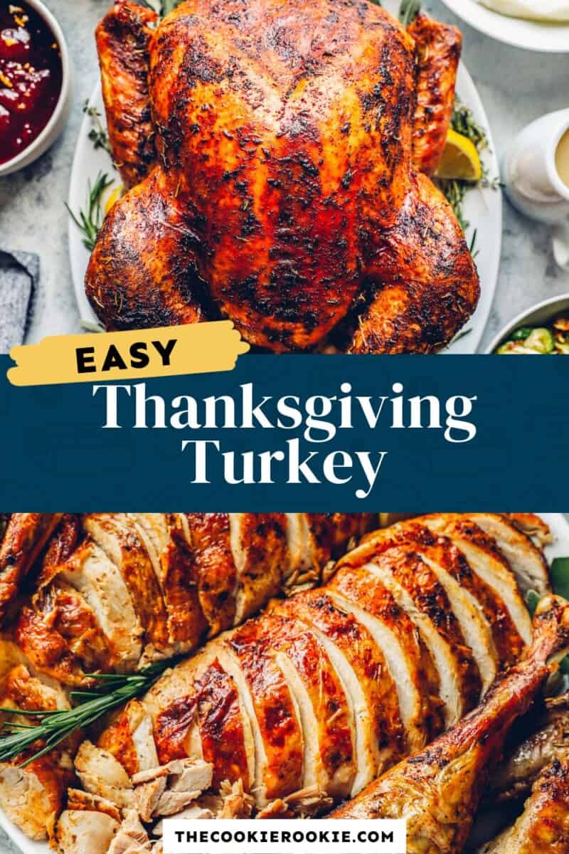 easy thanksgiving turkey Pinterest