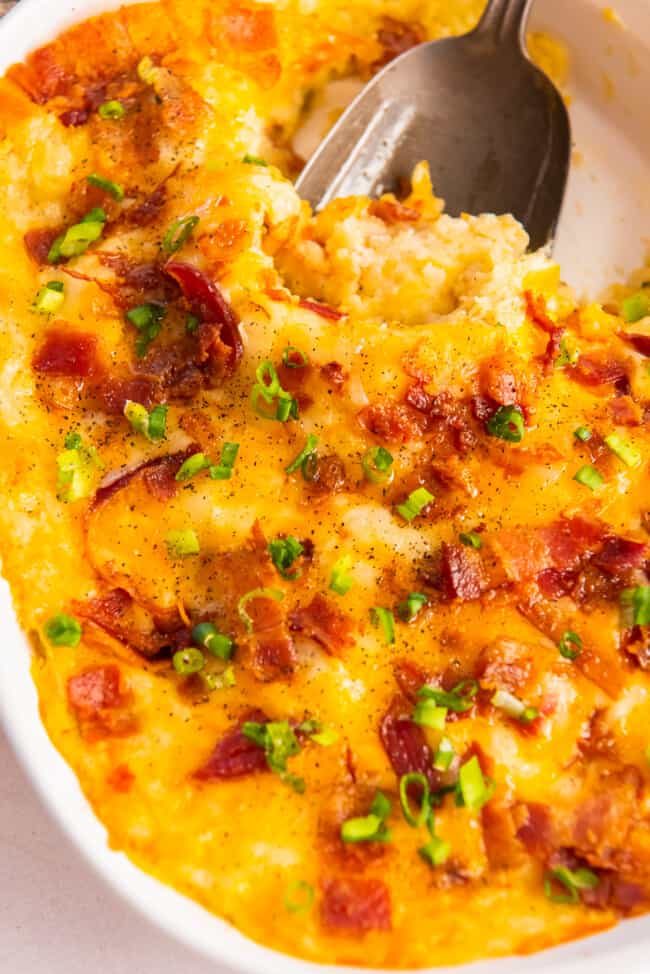 Twice Baked Potato Casserole Recipe - The Cookie Rookie®