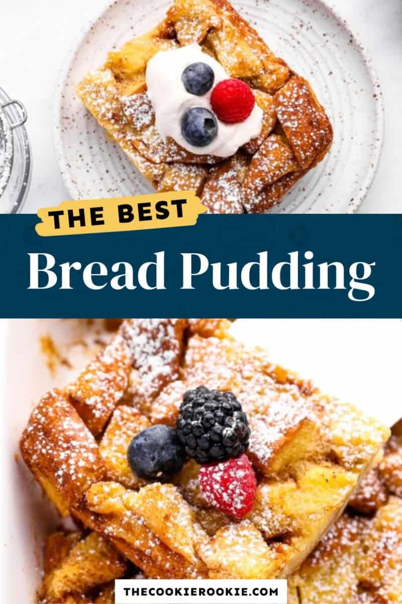 bread pudding pinterest