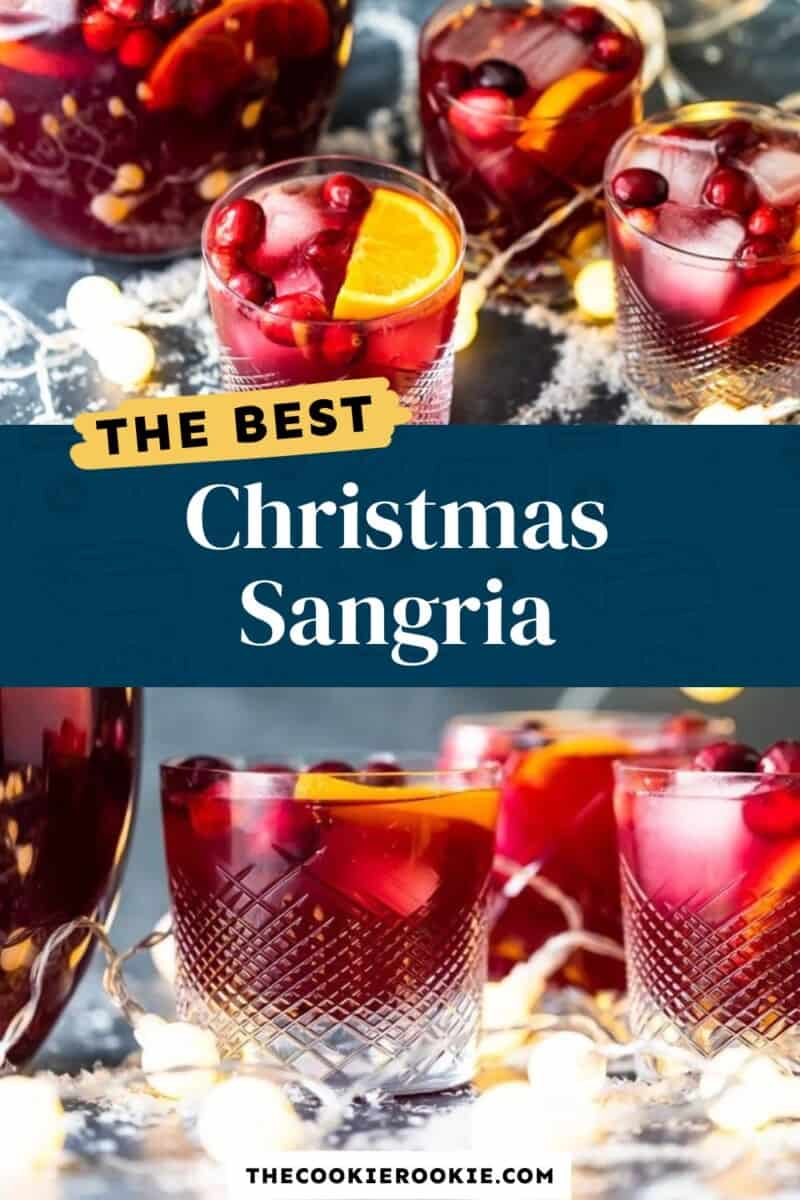 christmas sangria pinterest