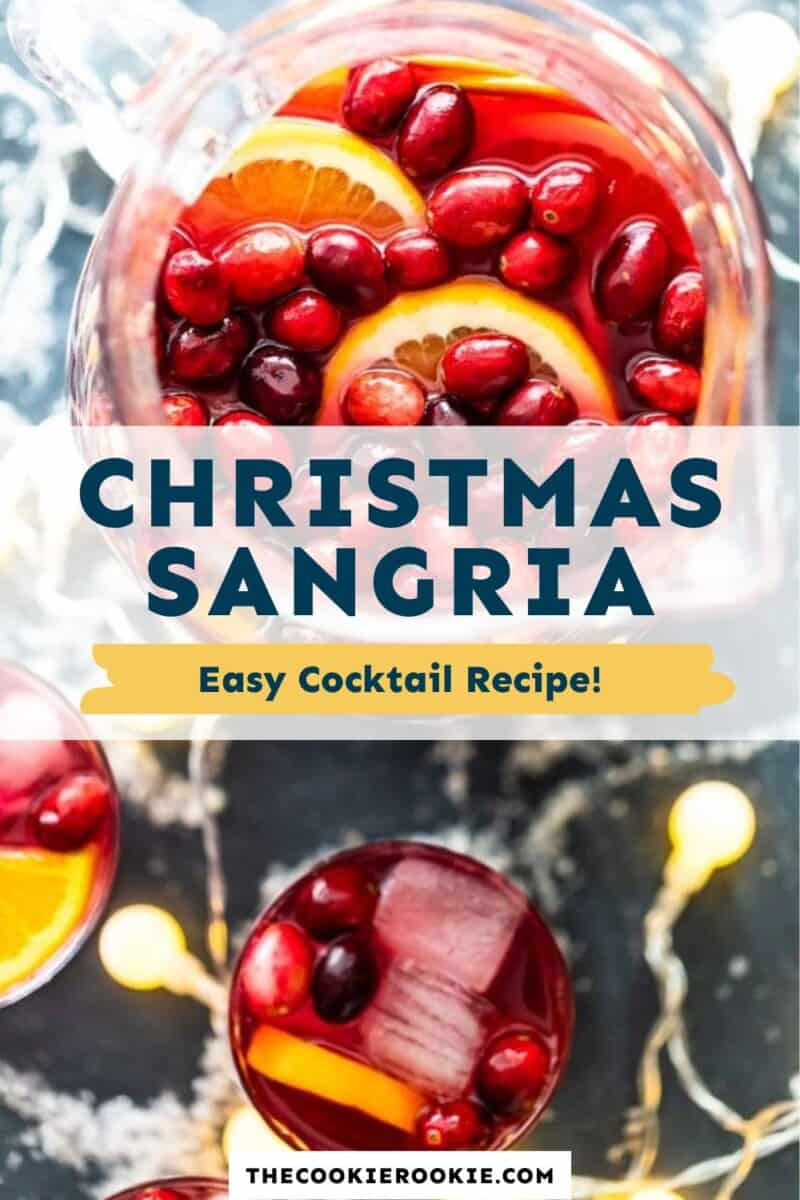 christmas sangria pinterest