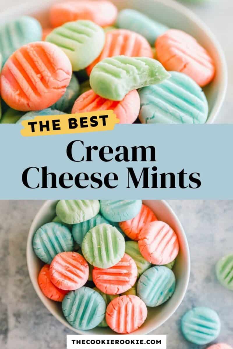 cream cheese mints pinterest