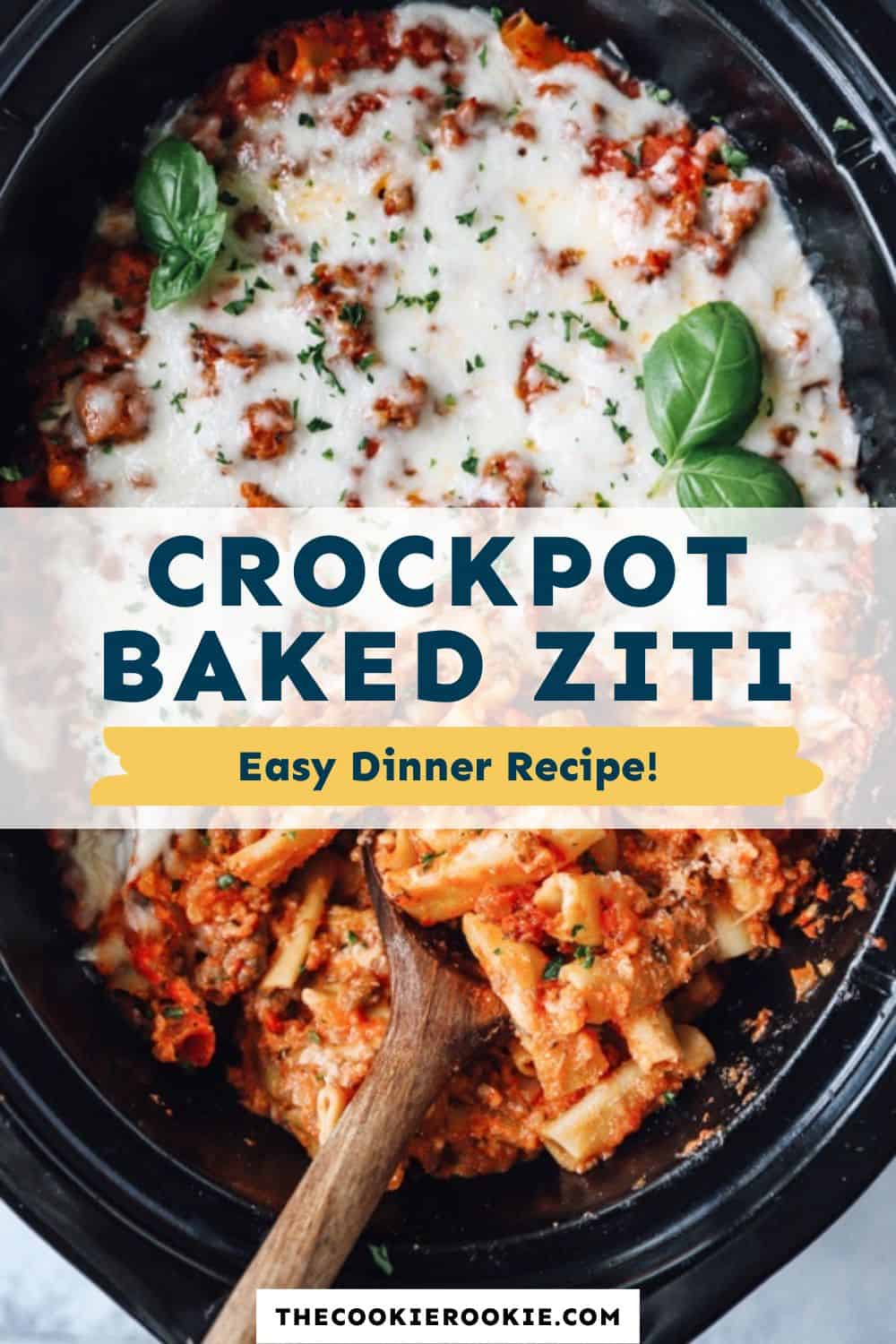 Crockpot Baked Ziti Recipe The Cookie Rookie®