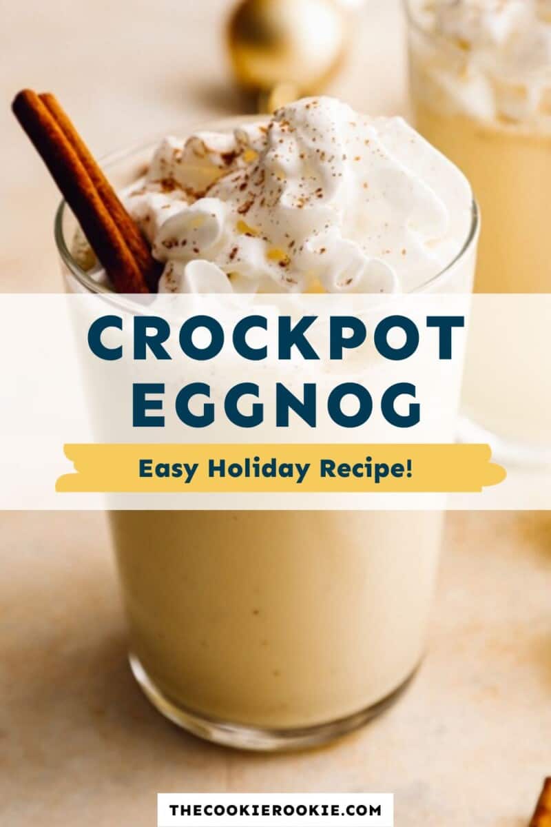 crockpot eggnog pinterest