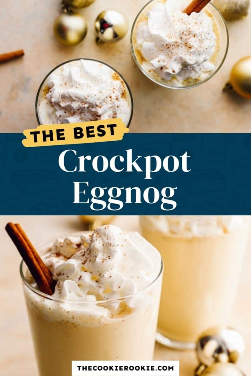 crockpot eggnog pinterest