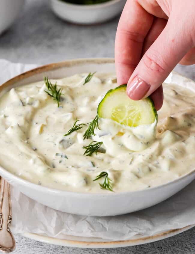 ranch dill pickle dip