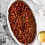 featured instant pot bbq baked beans.