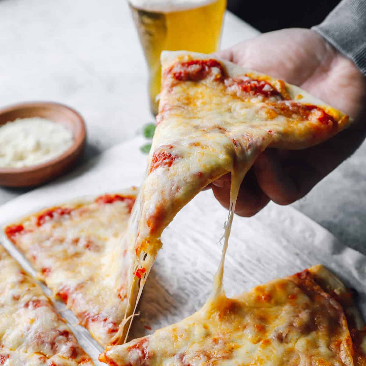 Extra-Crispy Bar-Style Tortilla Pizza Supreme Recipe