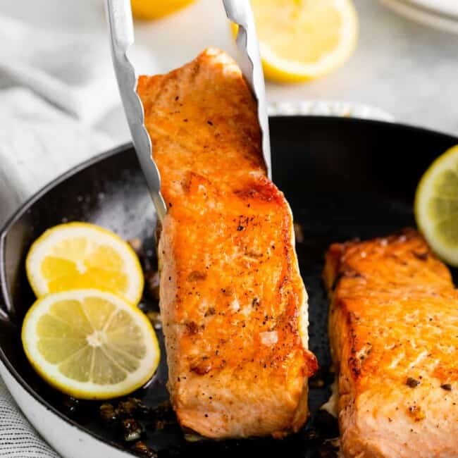 featured pan seared salmon.