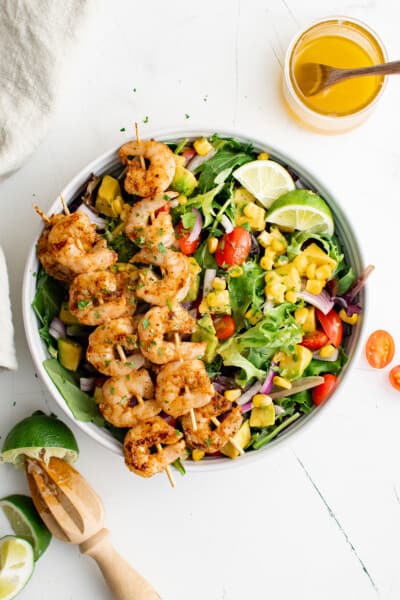Grilled Shrimp Salad Recipe - The Cookie Rookie®