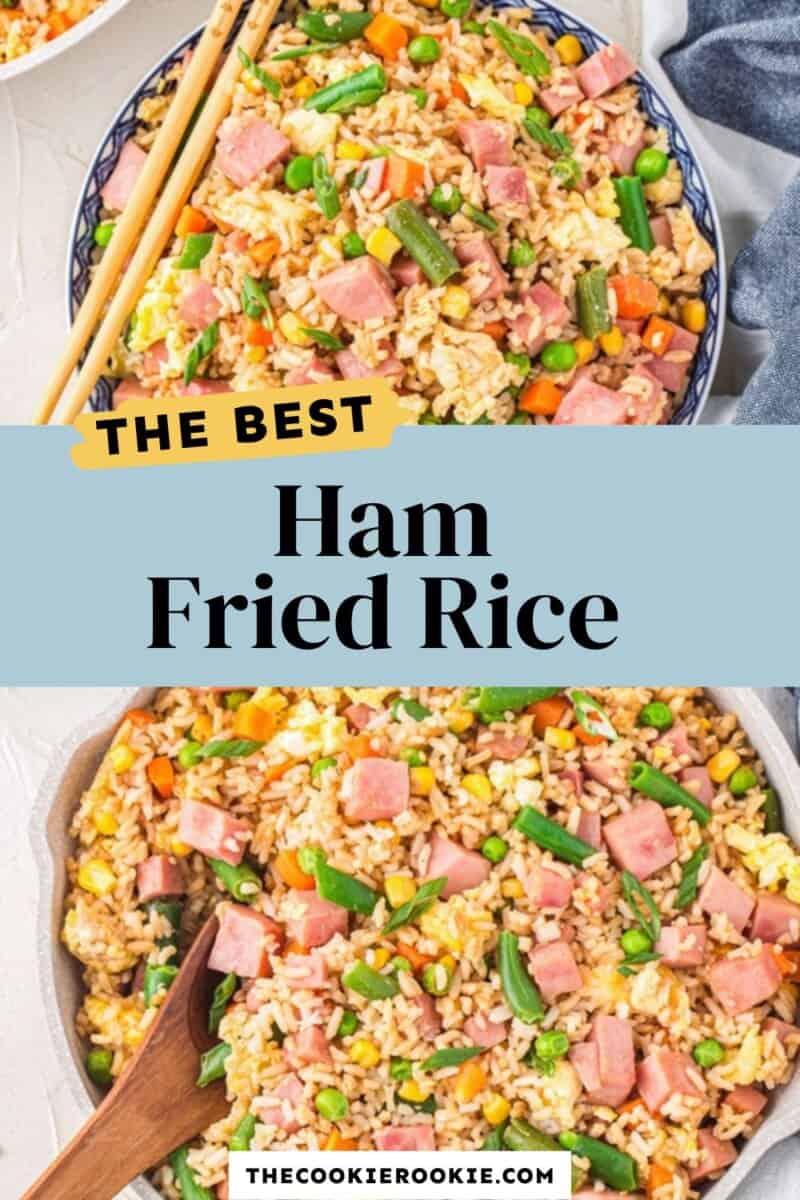 ham fried rice pinterest