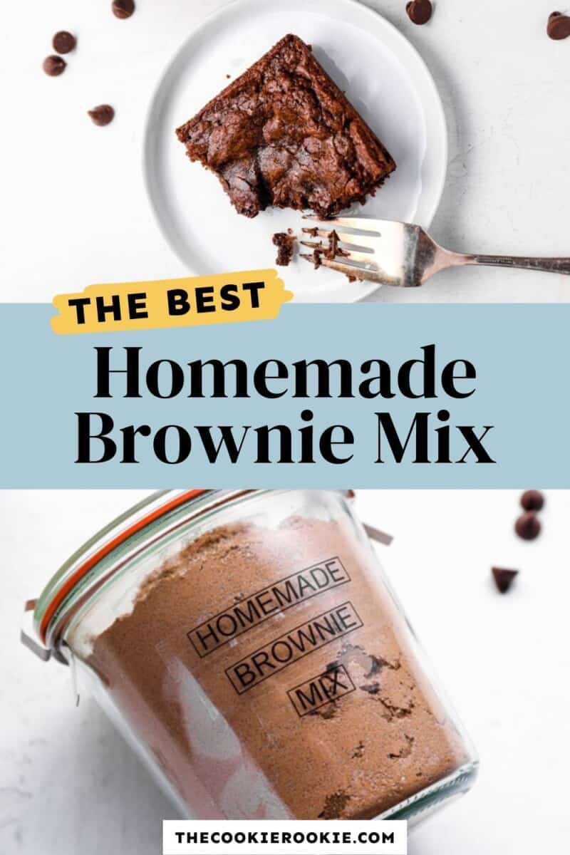 homemade brownie mix pinterest