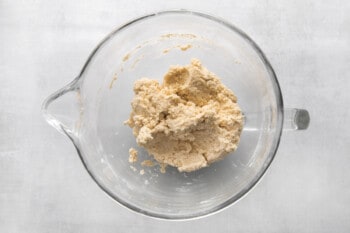 cookie dough in a mixing bowl