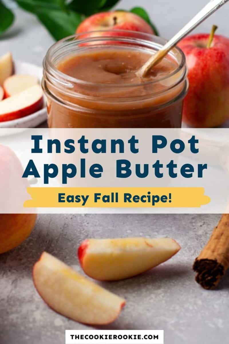 instant pot apple butter pinterest