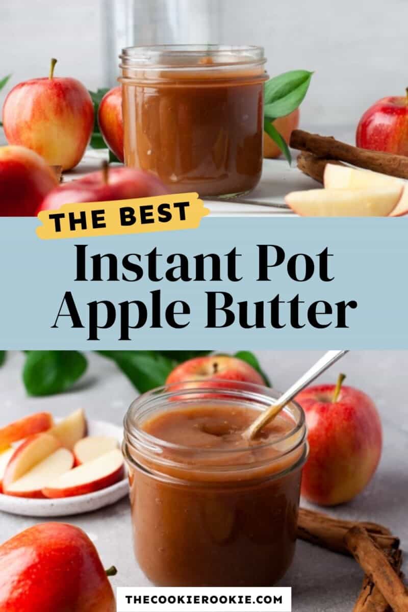 instant pot apple butter pinterest