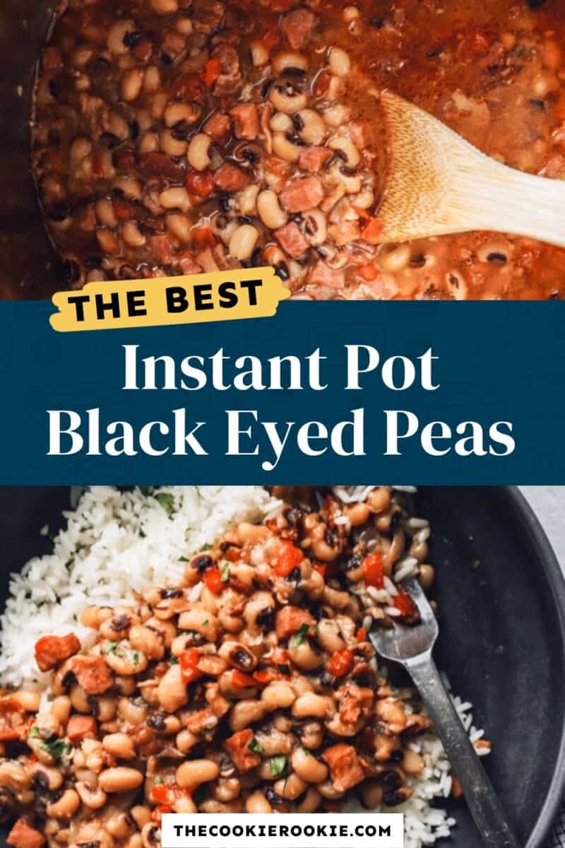 instant pot black eyed peas pinterest