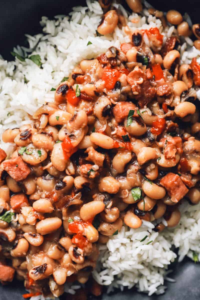 Black eyed peas on sale and rice instant pot
