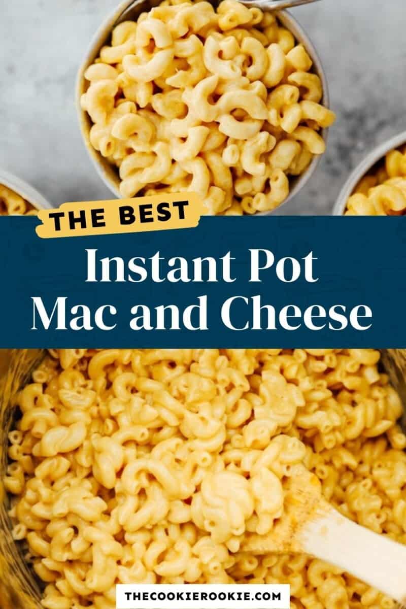 instant pot Mac and cheese pinterest