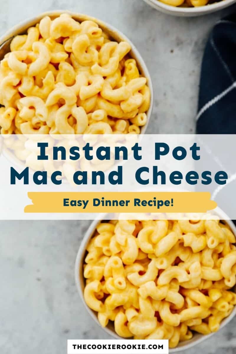 instant pot Mac and cheese pinterest