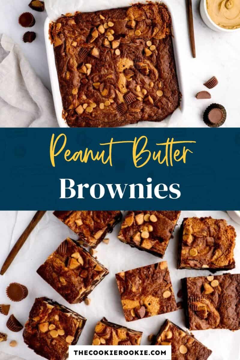 peanut butter brownies pinterest