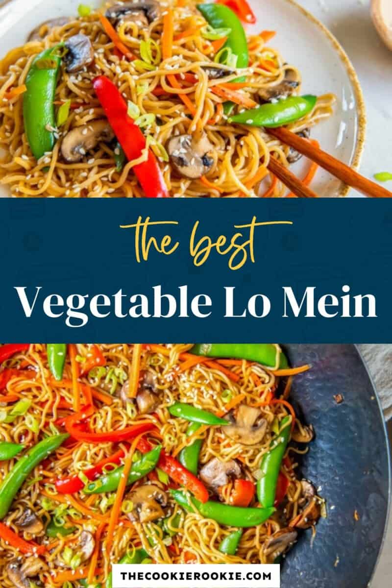 vegetable lo mein Pinterest