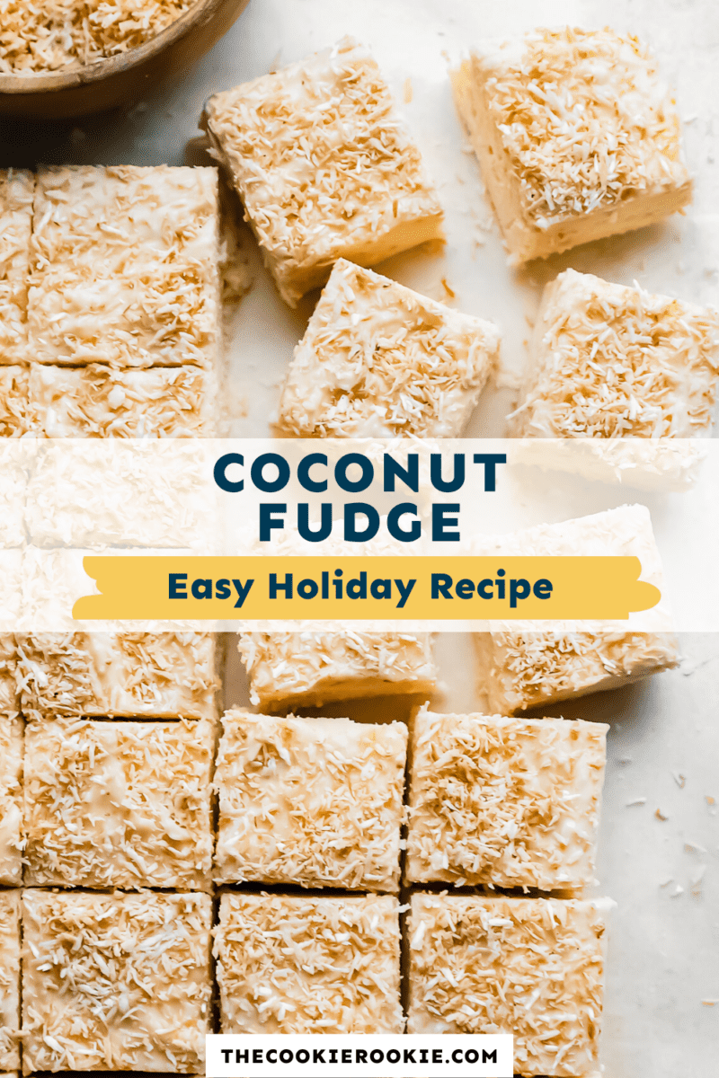 coconut fudge pinterest