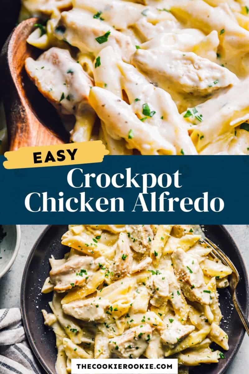 crockpot chicken alfredo pinterest