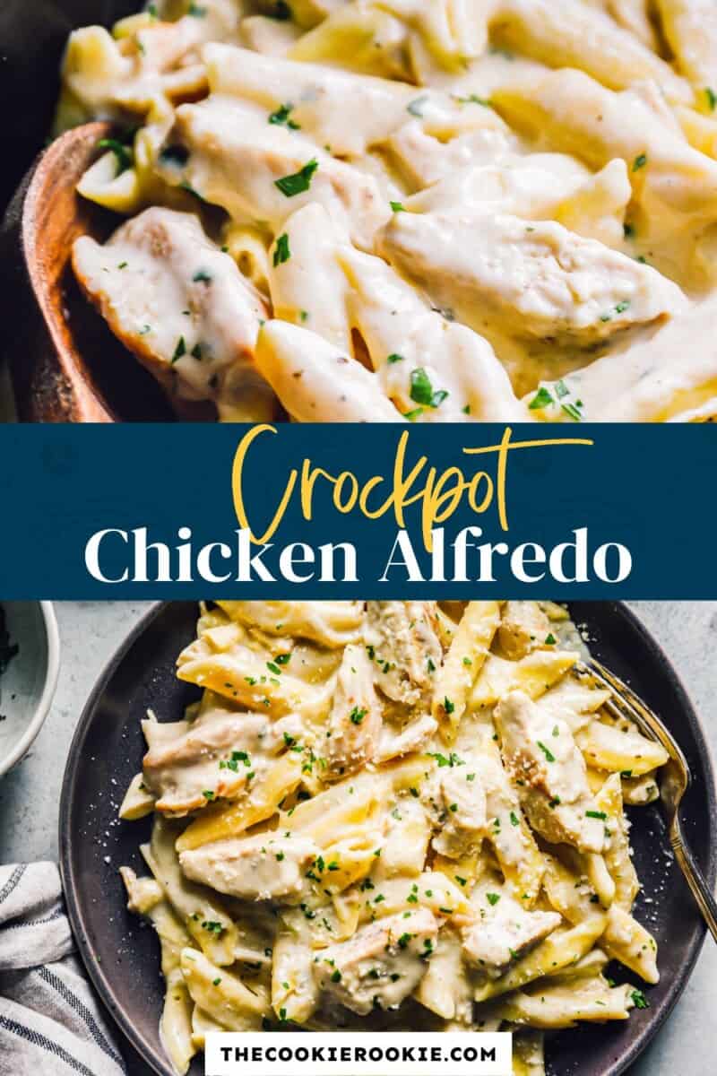 crockpot chicken alfredo pinterest