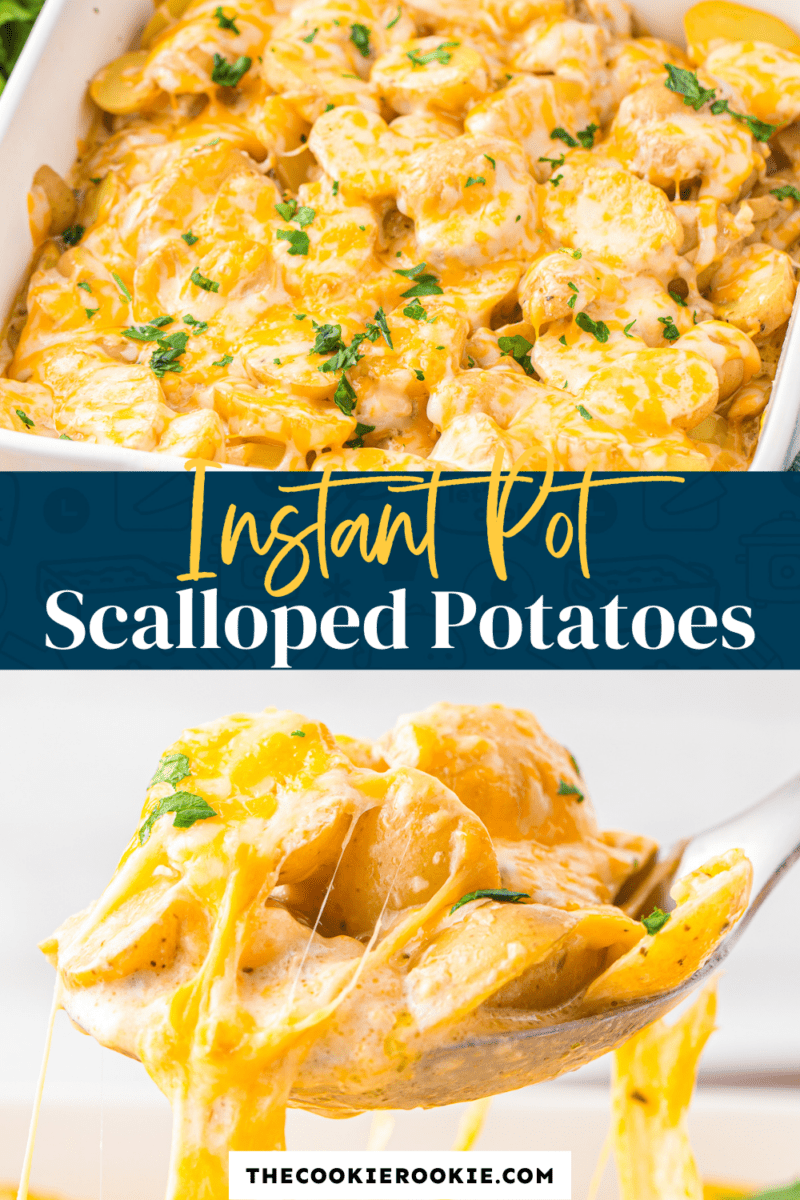 Instant Pot recipe for scalloped potatoes.