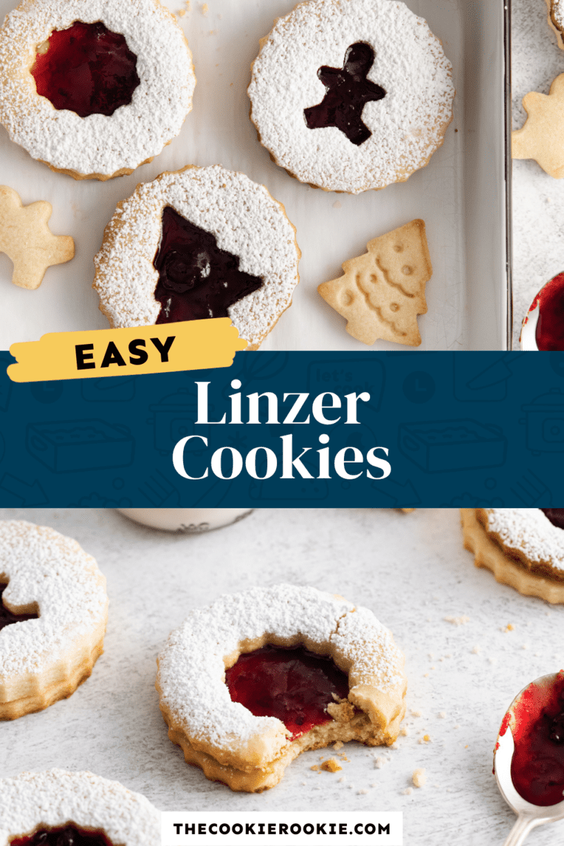 linzer cookies pinterest