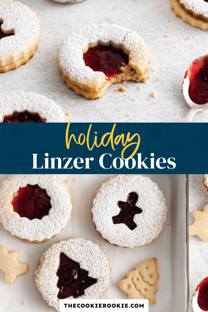 linzer cookies pinterest