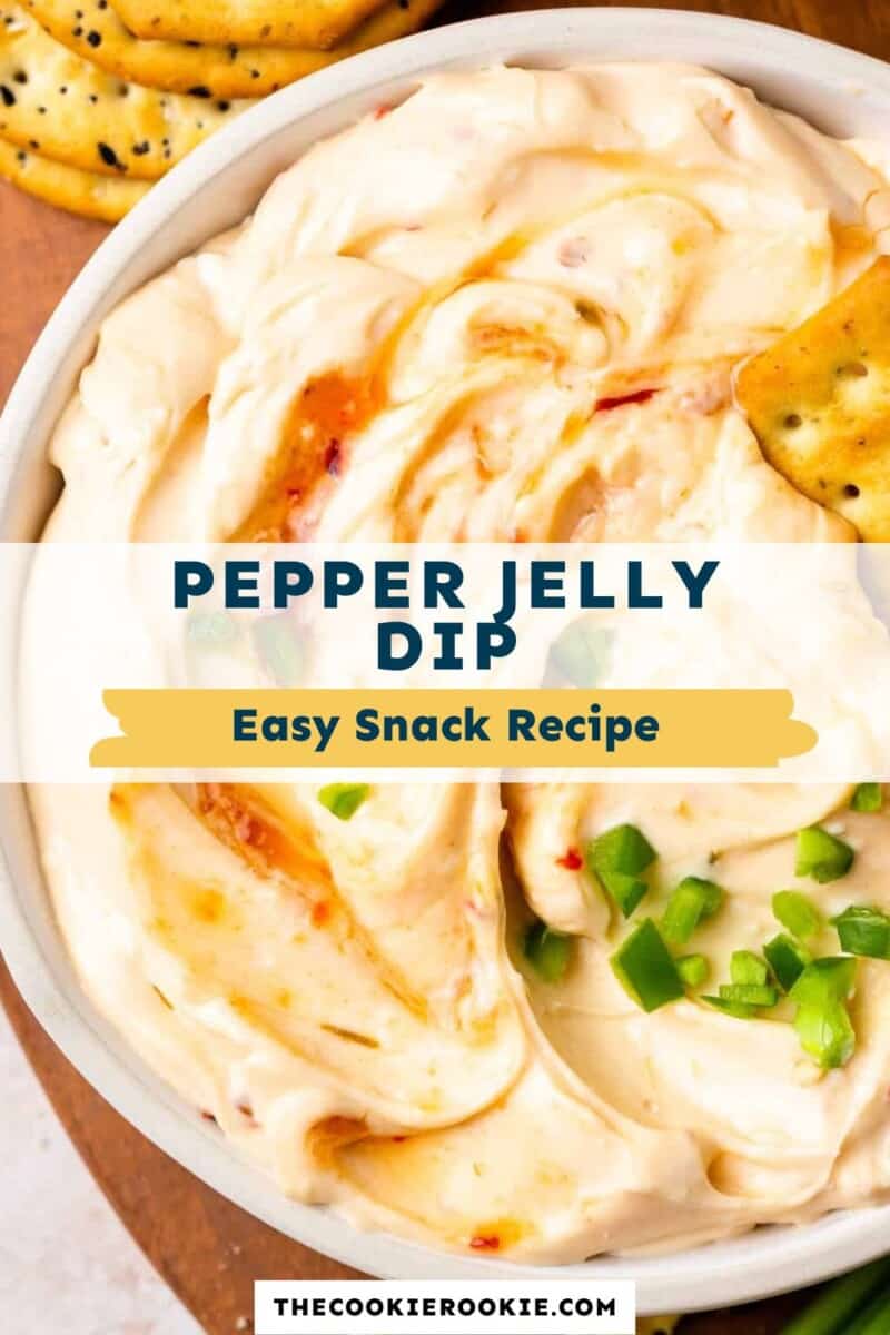 Pepper jelly dip recipe.