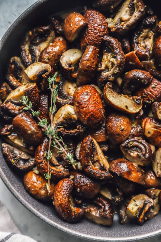 Roasted Mushrooms Recipe - The Cookie Rookie®