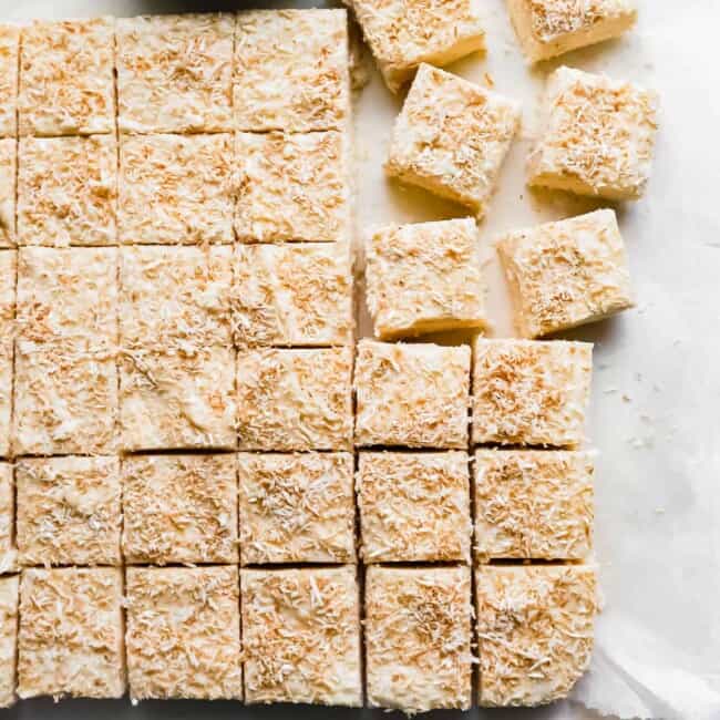 featured coconut fudge.