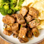 featured crockpot steak bites.