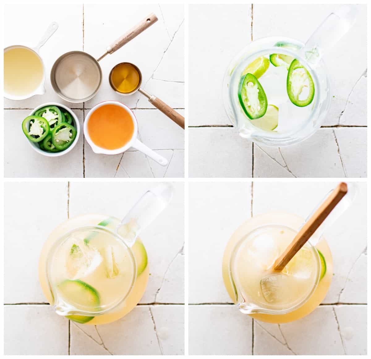 how to make jalapeño margaritas step by step photo instructions