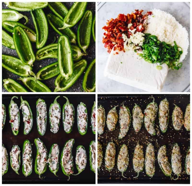 how to make jalapeño poppers step by step photo instructions