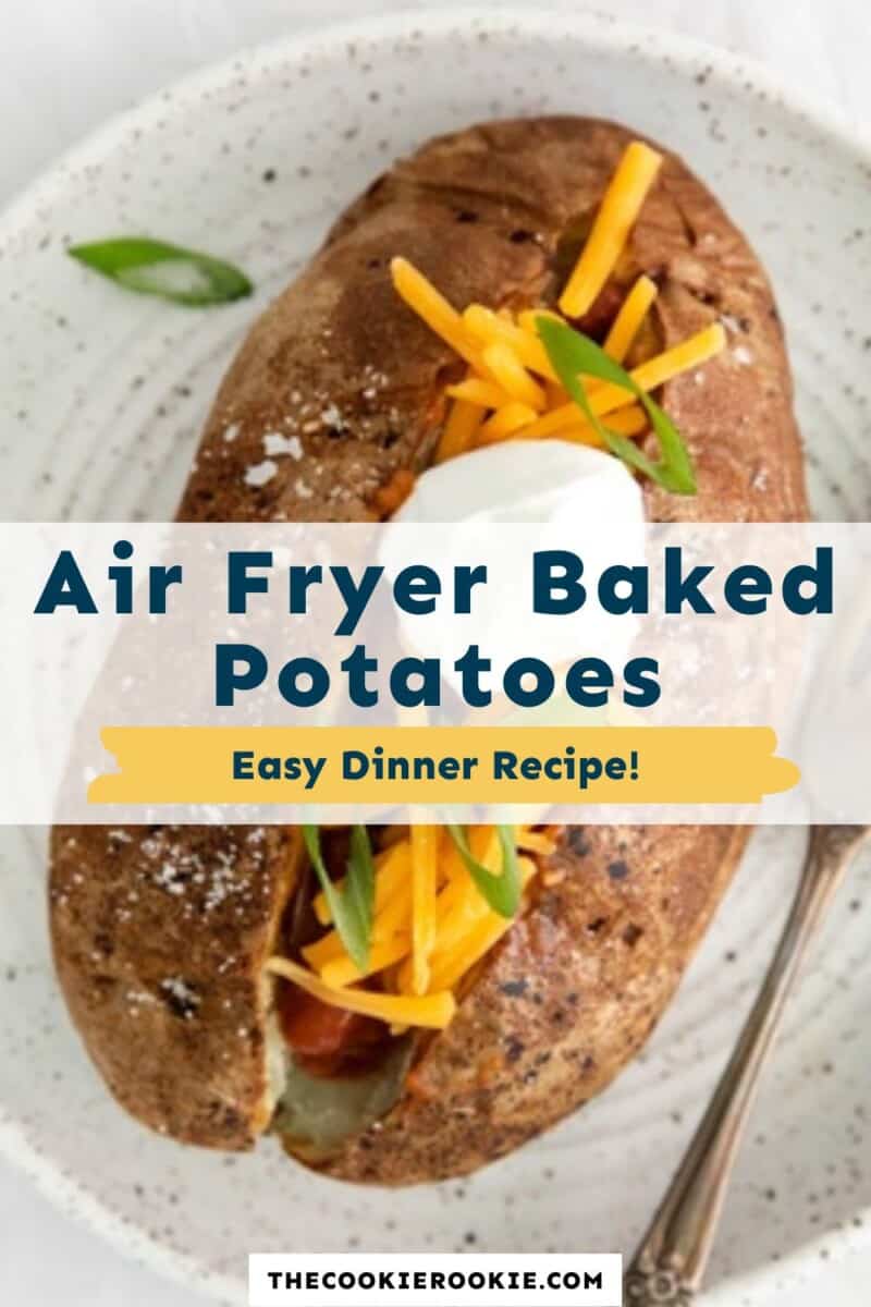 air fryer baked potatoes pinterest.